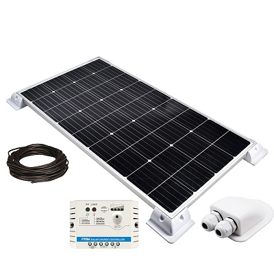 Kit de panel solar RV 100w 18v para caravana RV