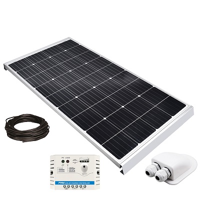 Kit de panel solar RV 160w 18v para caravana RV