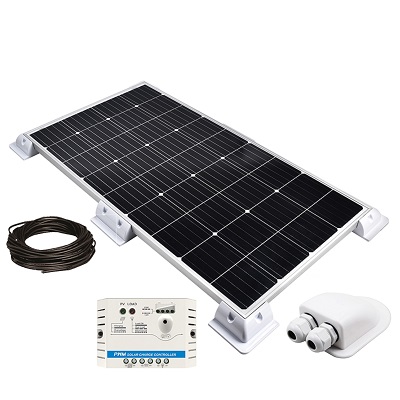 120w 18v RV Kit de panel solar Kit de soporte ABS para caravana
